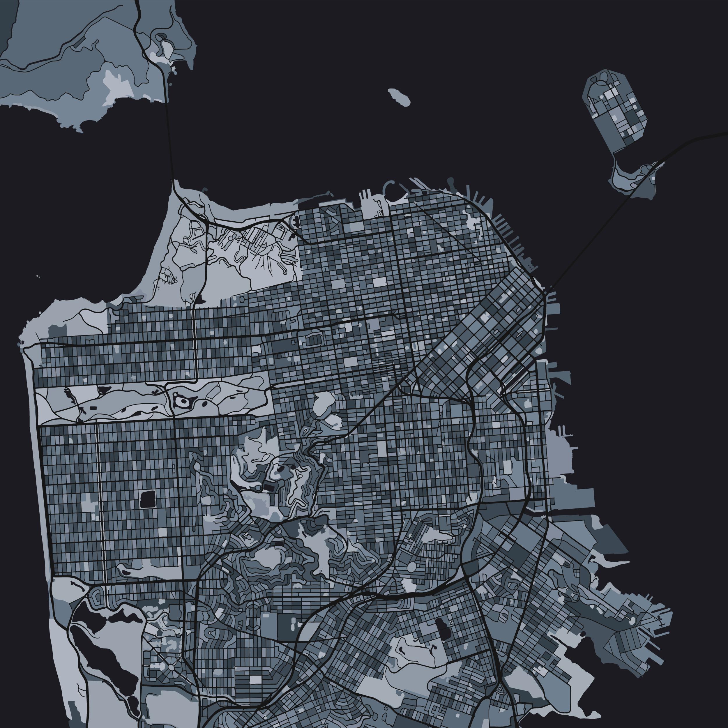 サンフランシスコ, CA シルバー