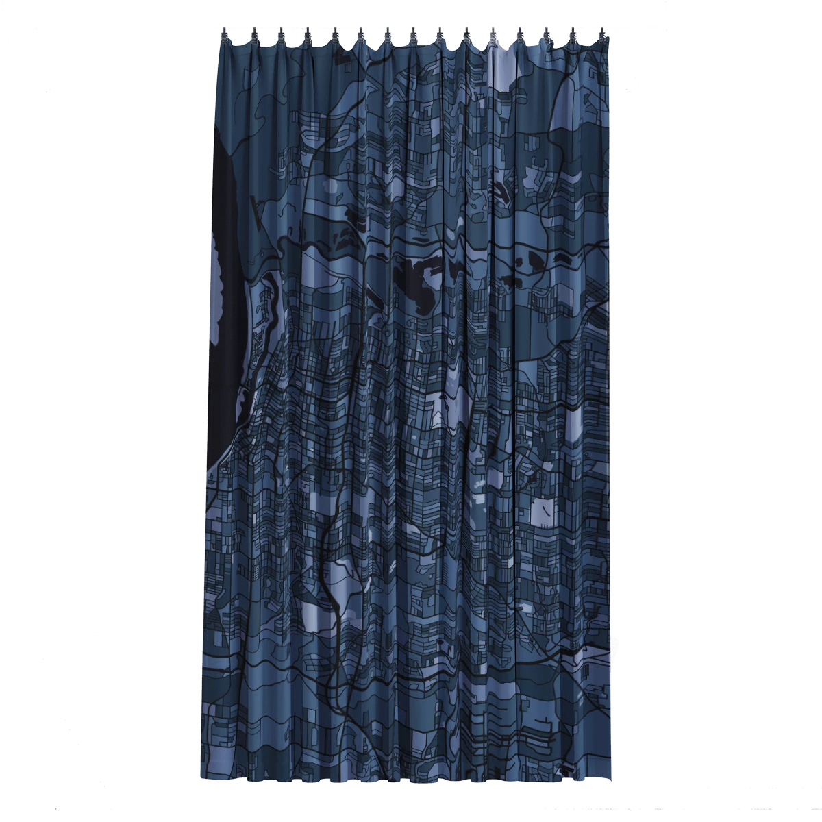 Bath Curtain - Silver