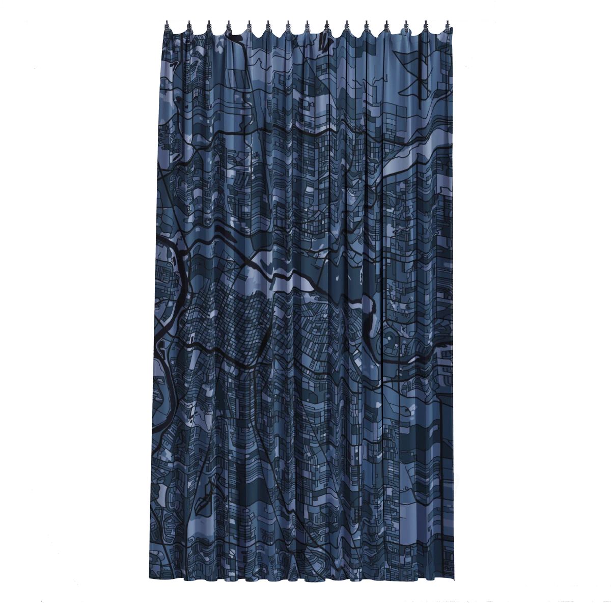 Bath Curtain - Silver