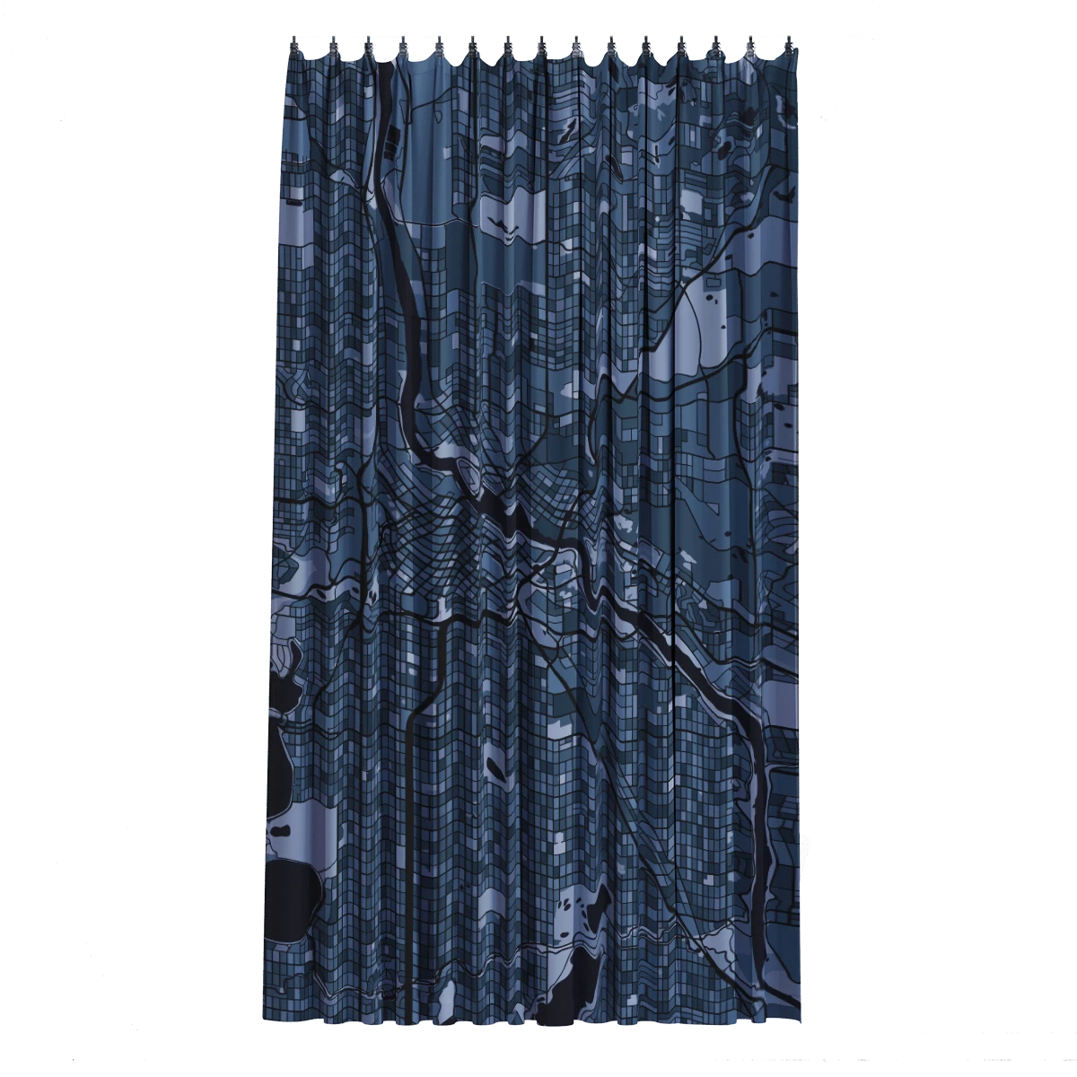 Bath Curtain - Silver