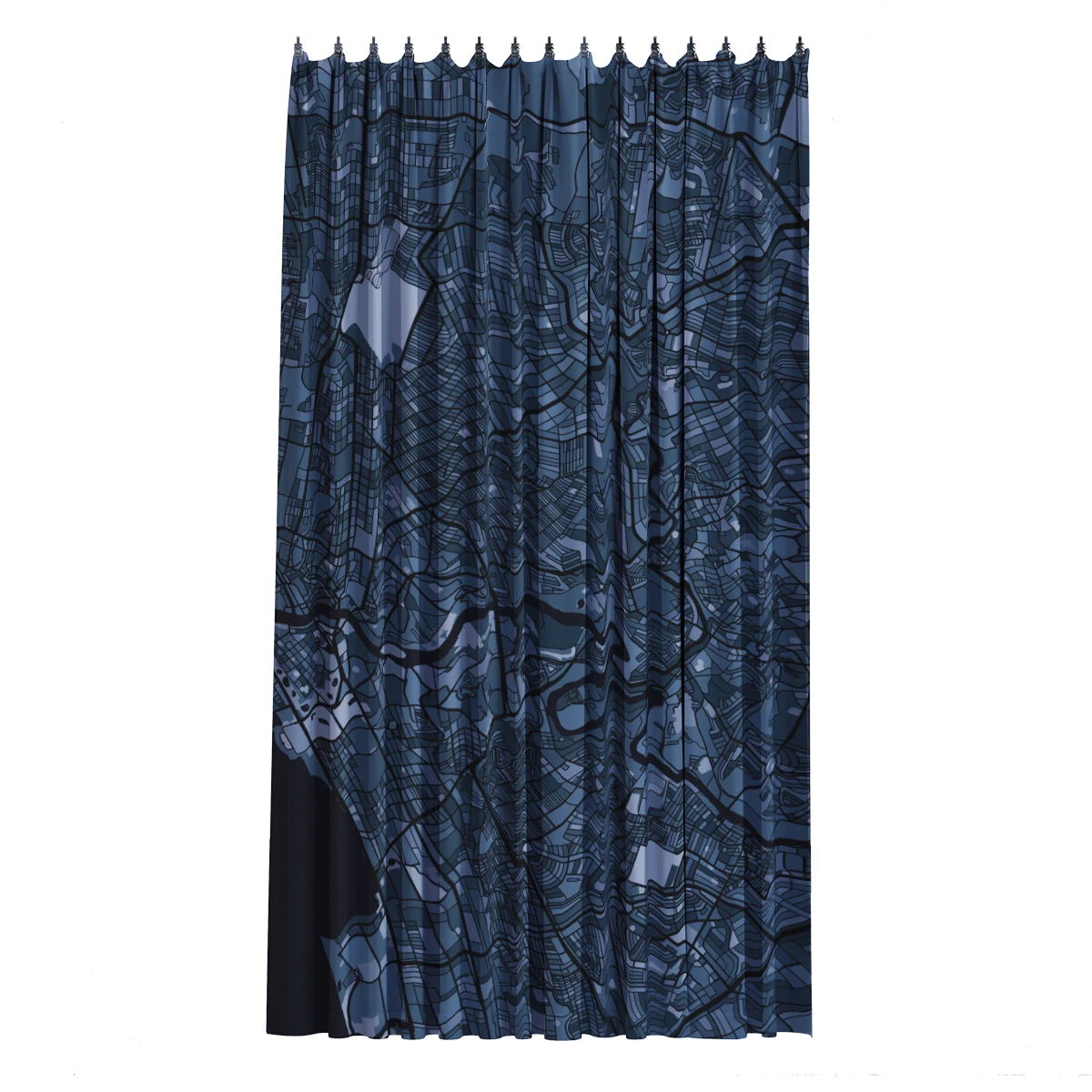 バスカーテン - シルバー