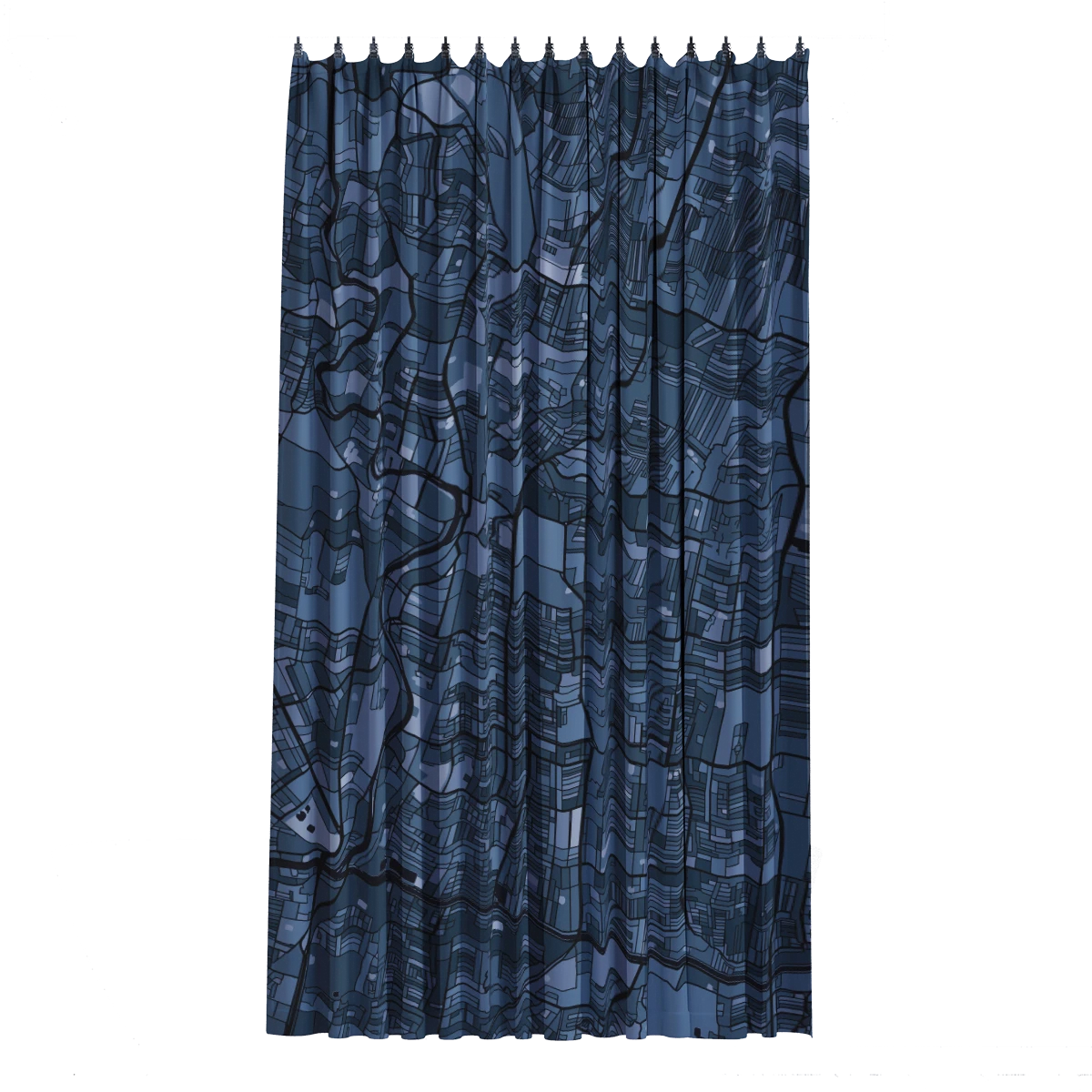 Bath Curtain - Silver