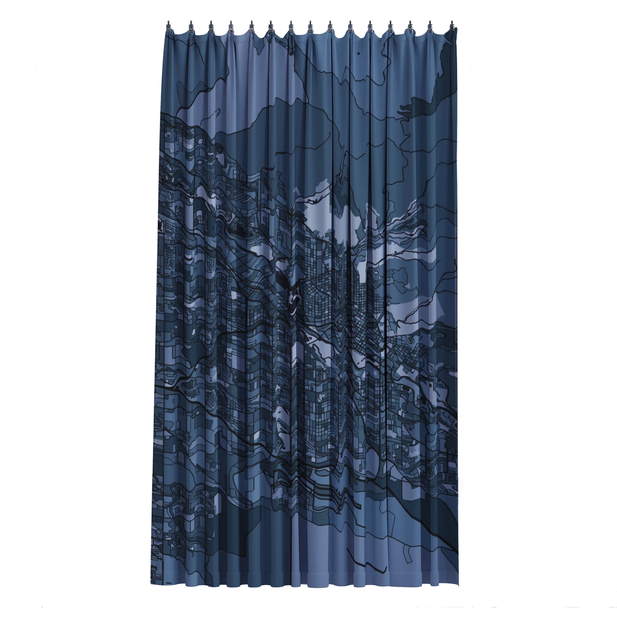 Bath Curtain - Silver