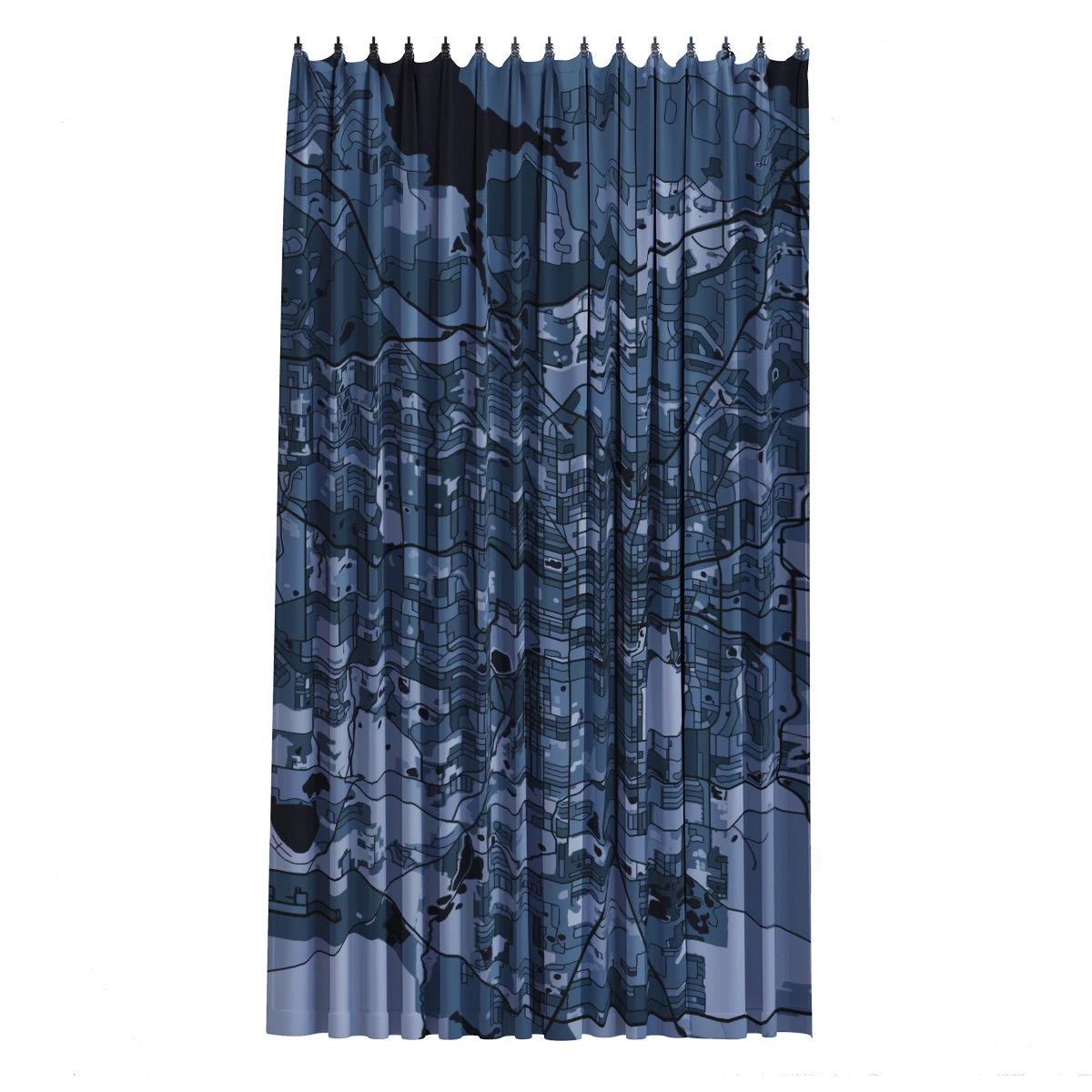 Bath Curtain - Silver