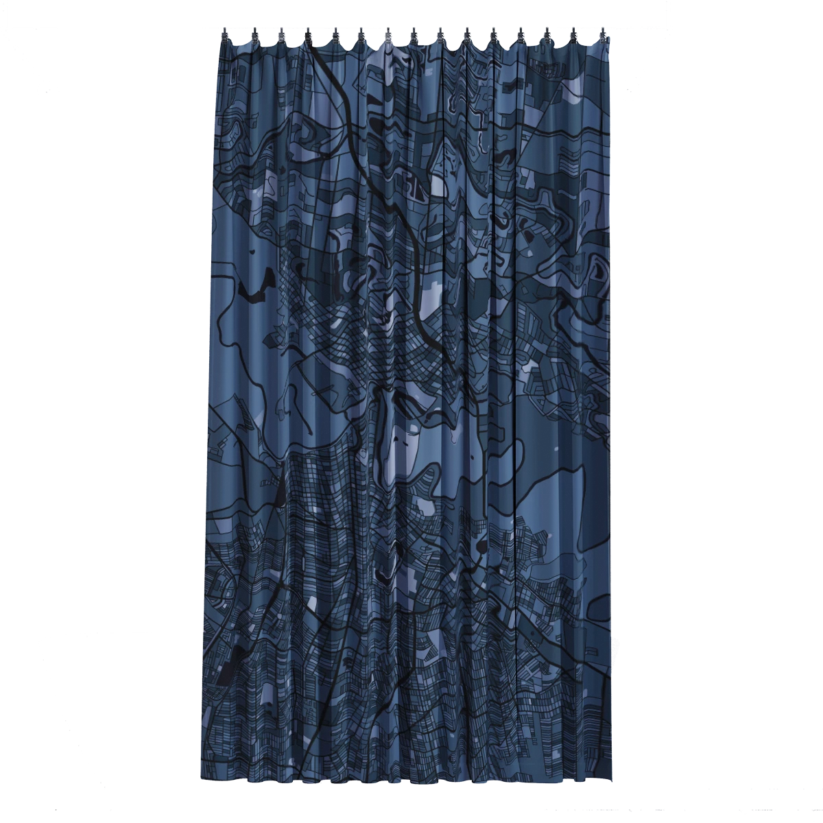 Bath Curtain - Silver