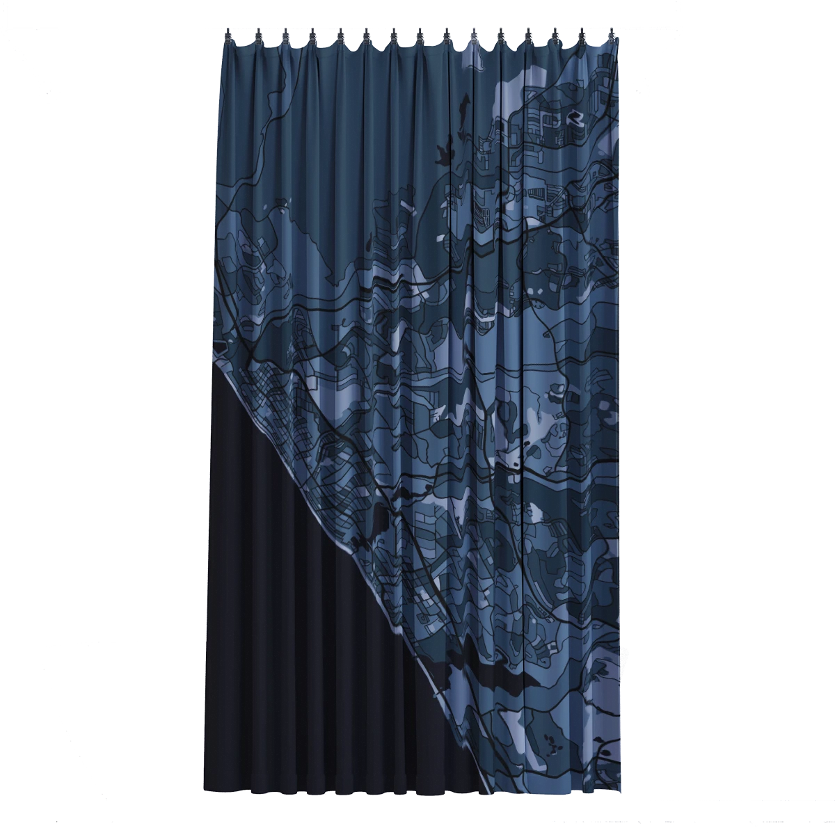 Bath Curtain - Silver