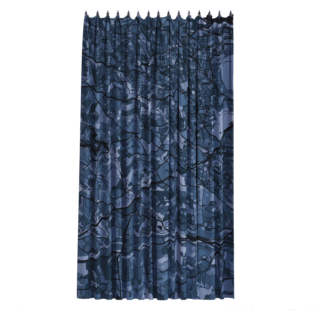 Bath Curtain - Silver