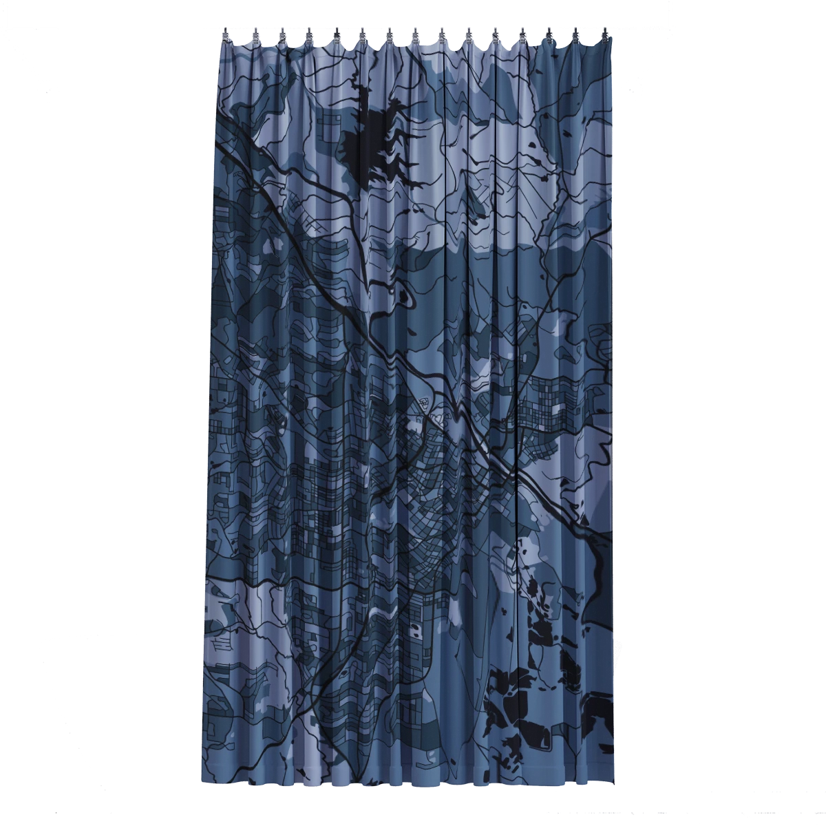 Bath Curtain - Silver