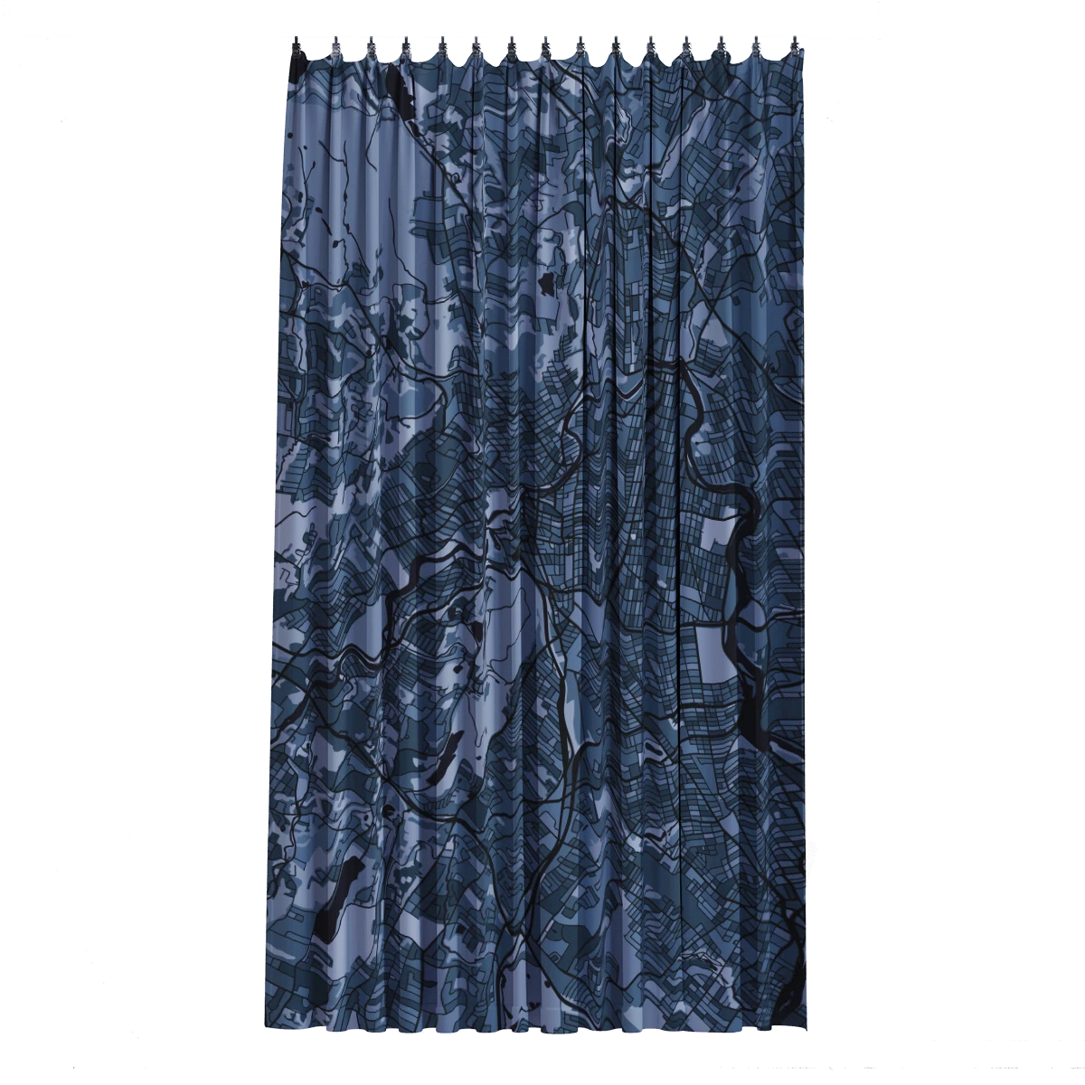 Bath Curtain - Silver