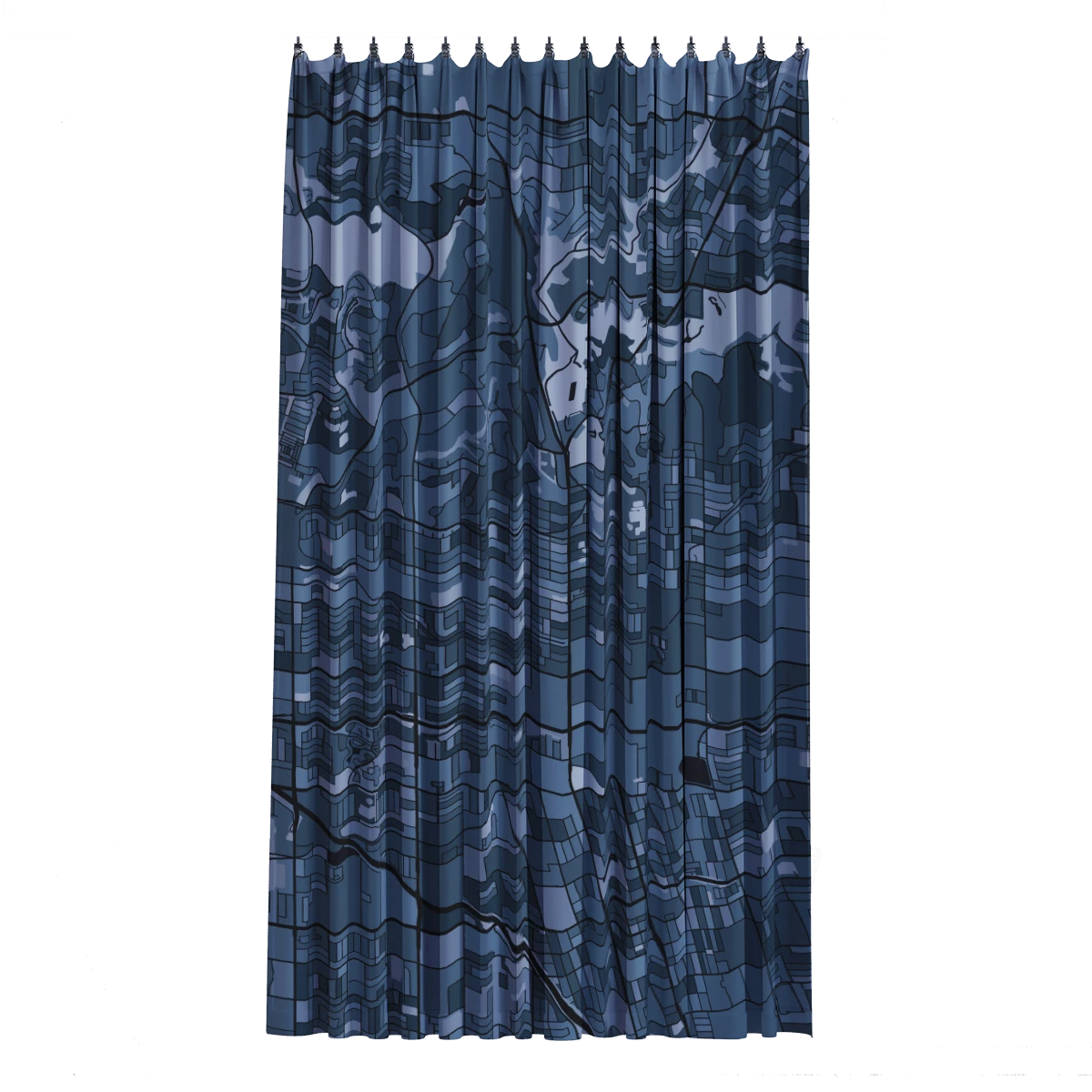 Bath Curtain - Silver