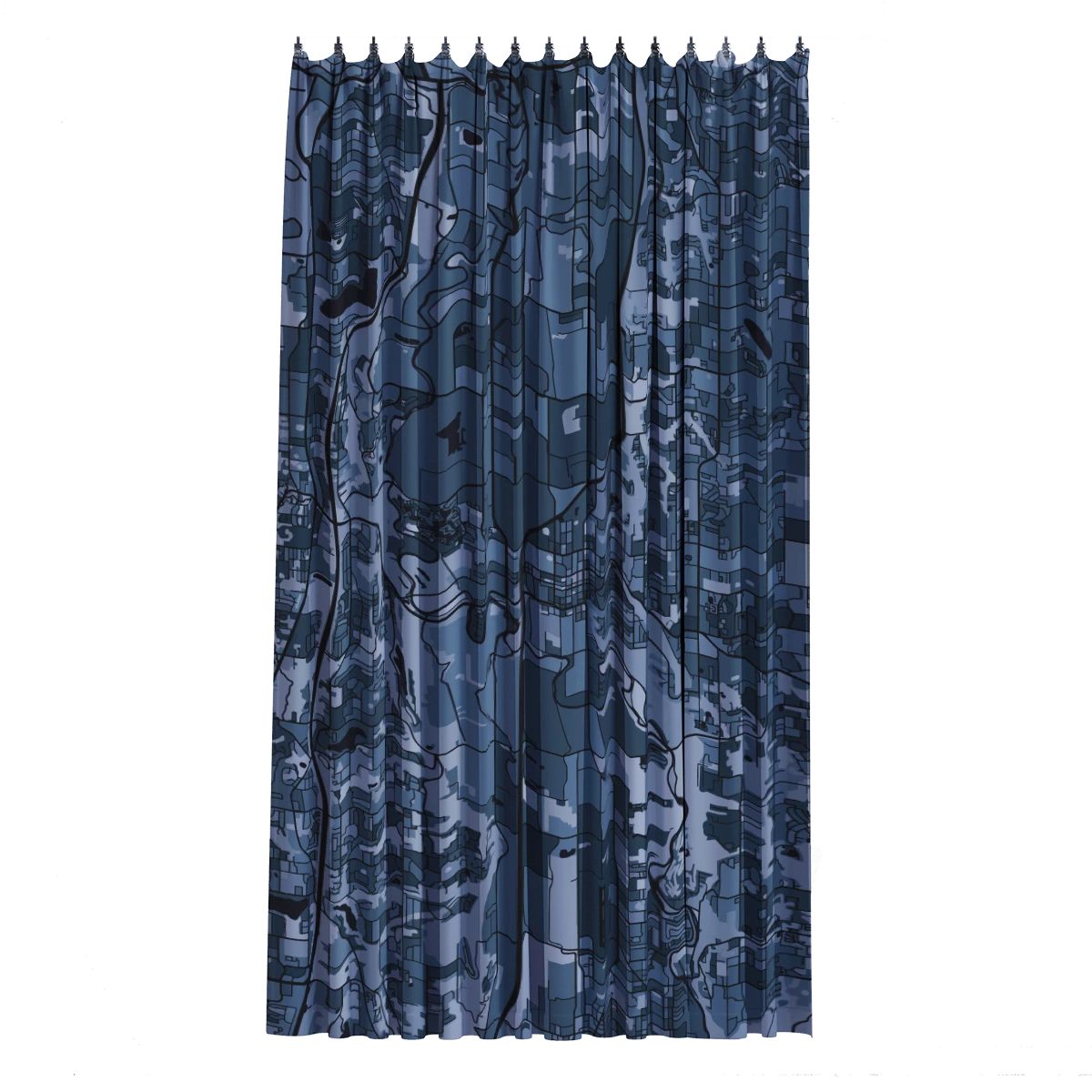 Bath Curtain - Silver