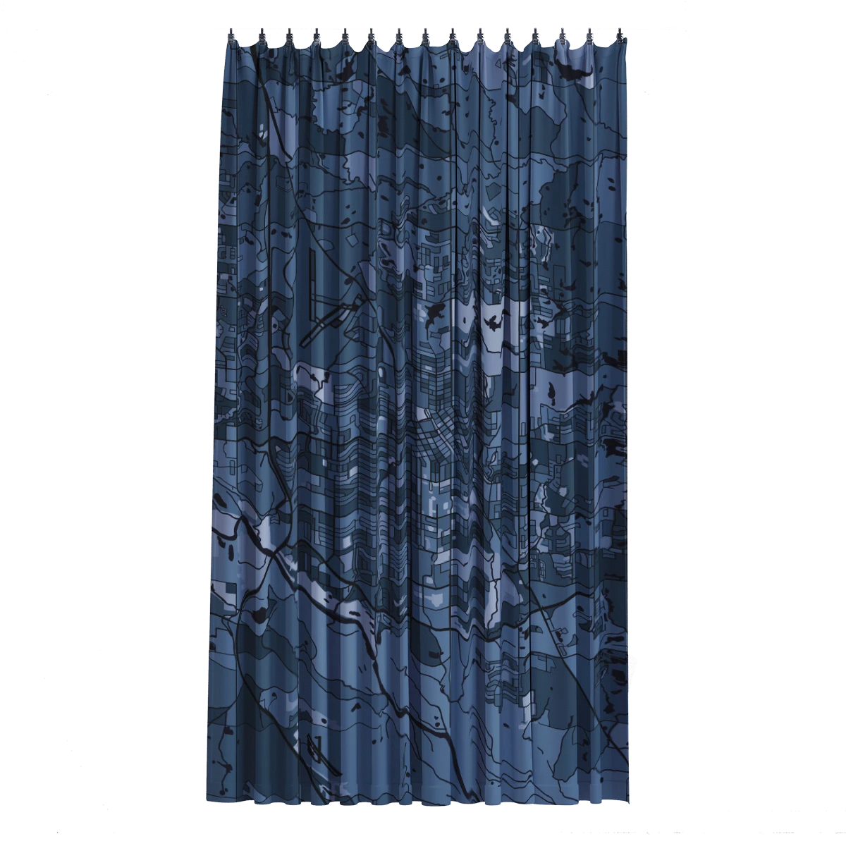 Bath Curtain - Silver