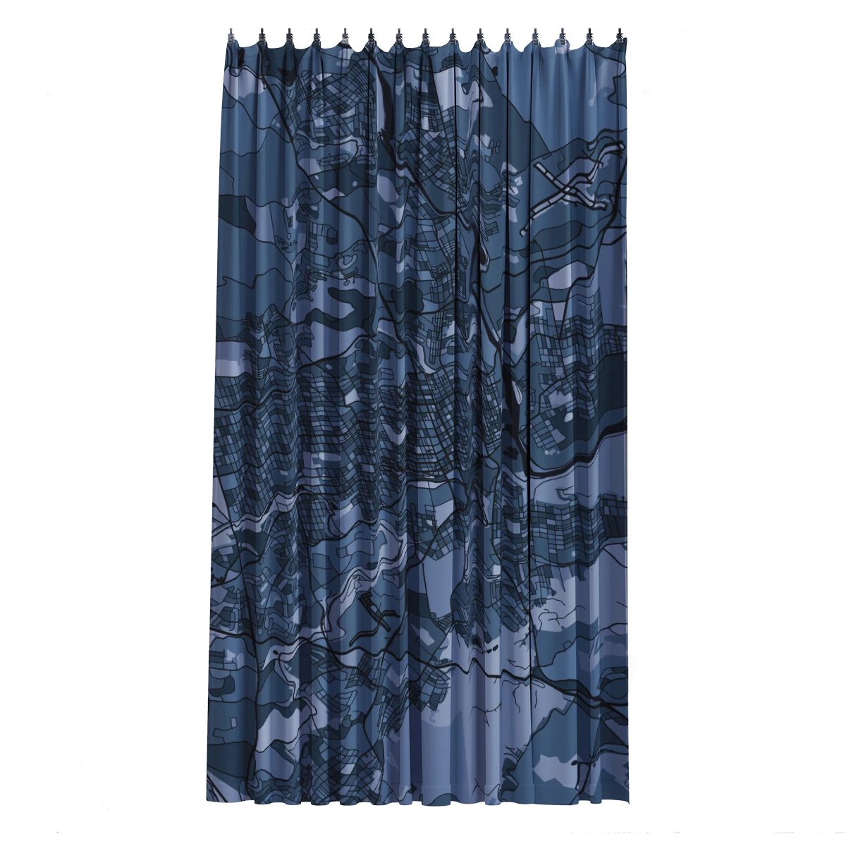 Bath Curtain - Silver