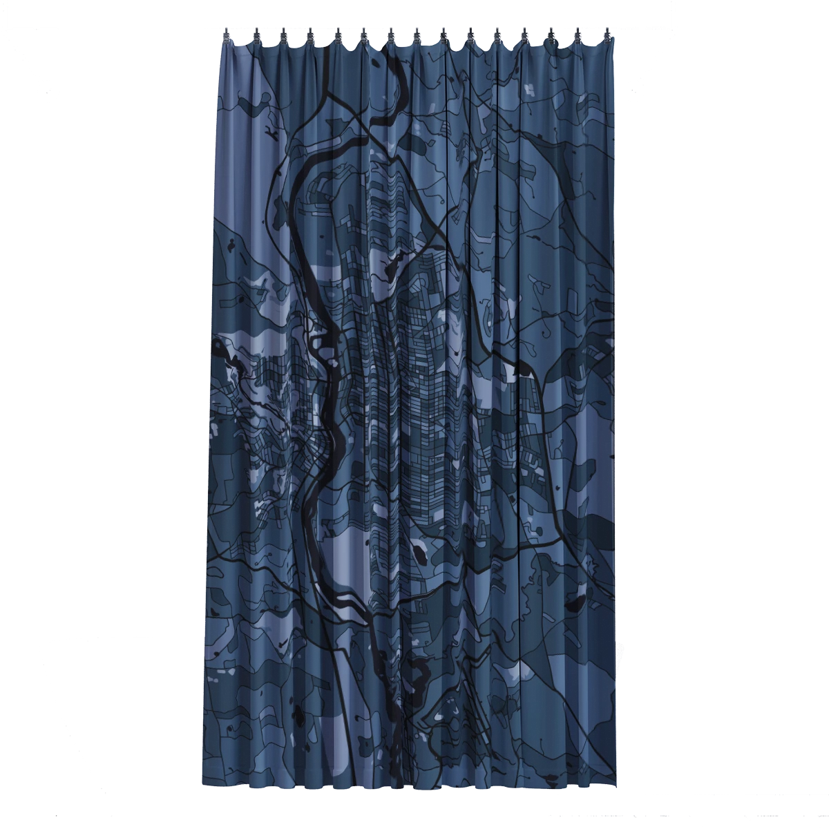 Bath Curtain - Silver