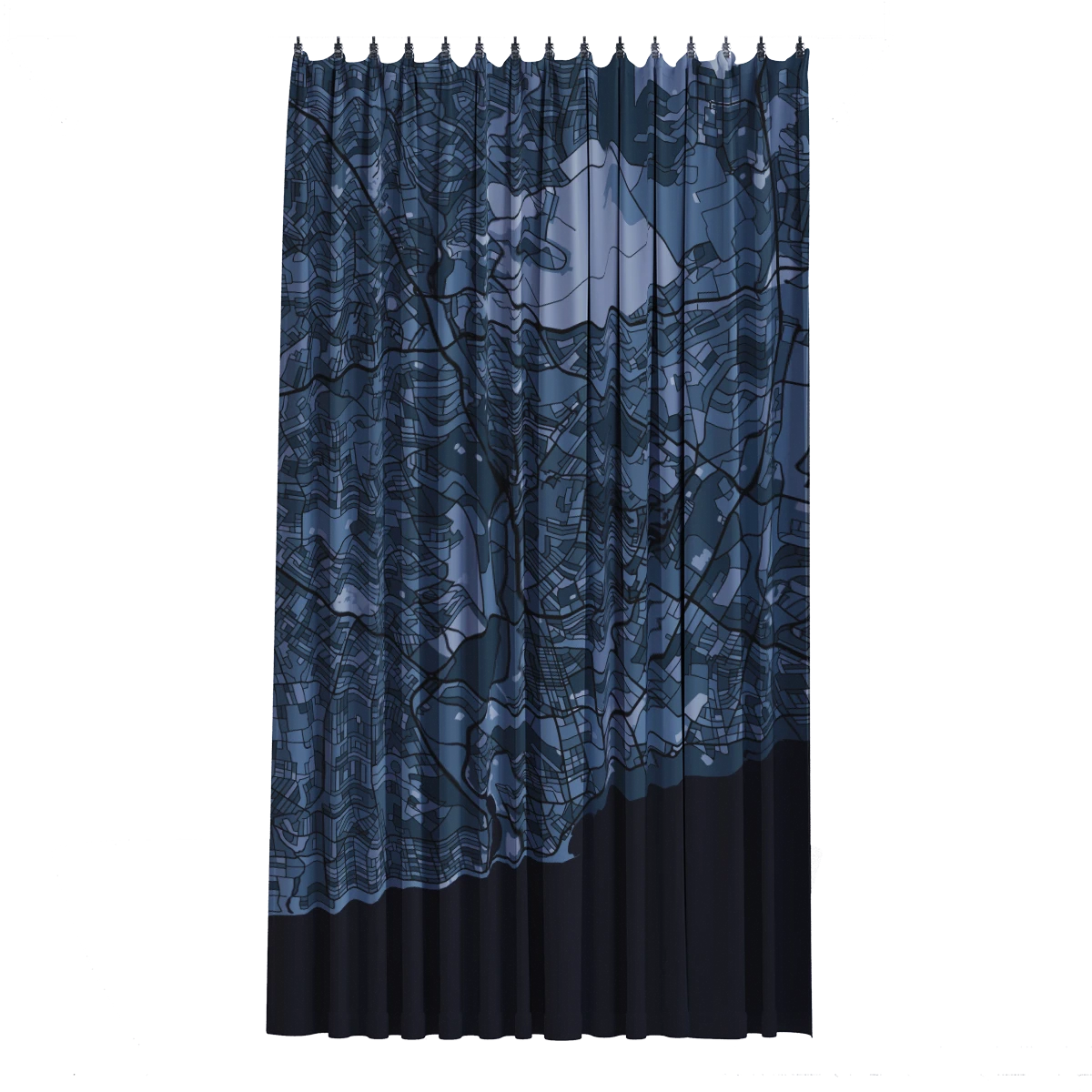 Bath Curtain - Silver