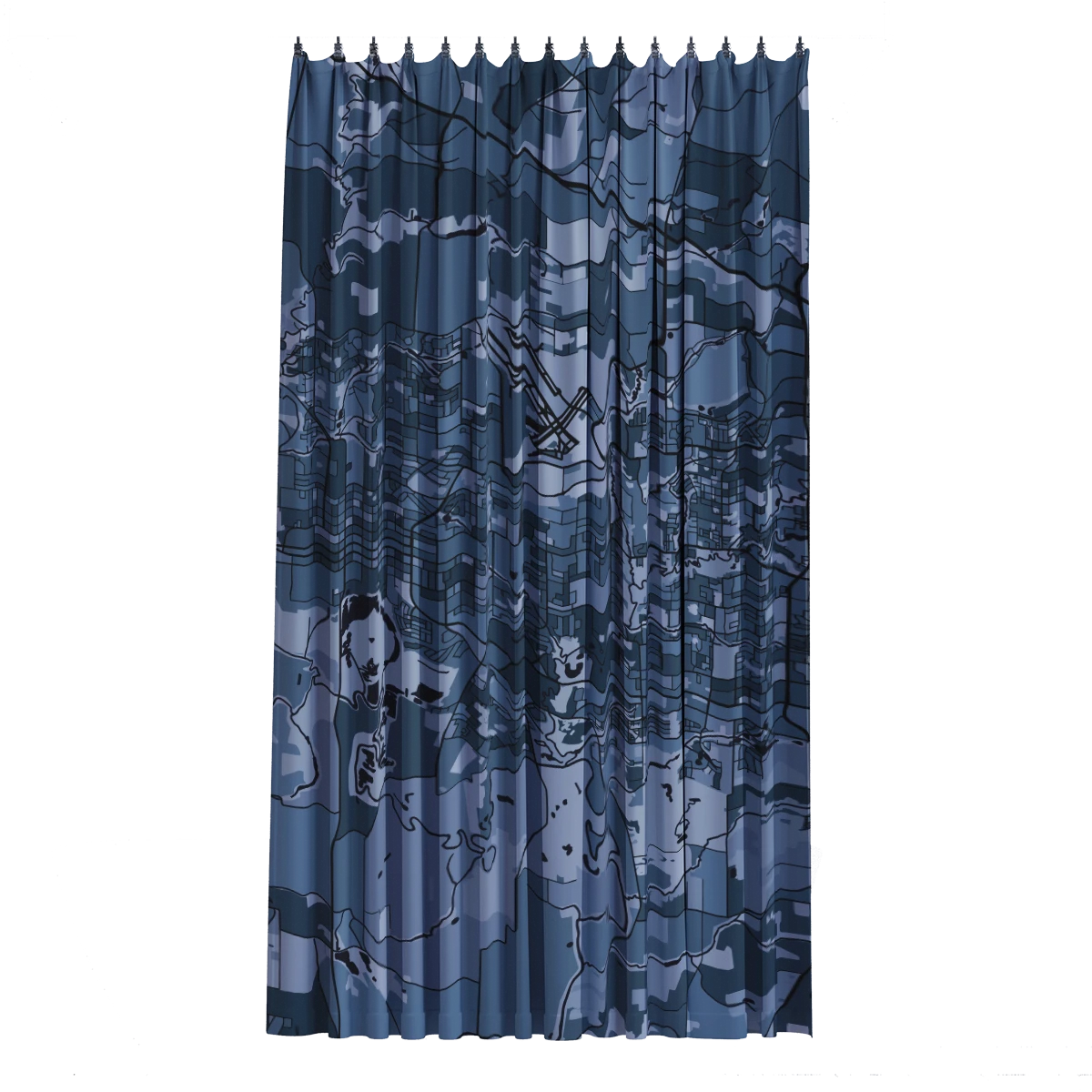 Bath Curtain - Silver