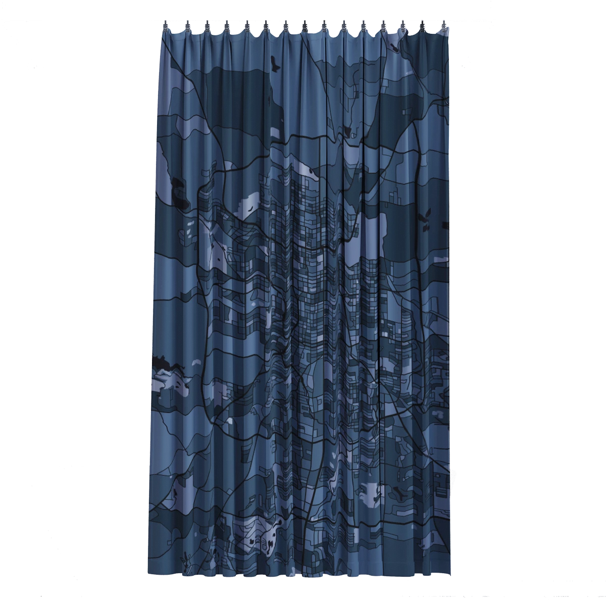 Bath Curtain - Silver