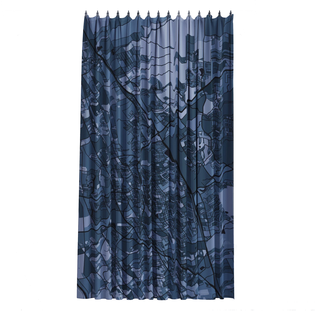 Bath Curtain - Silver