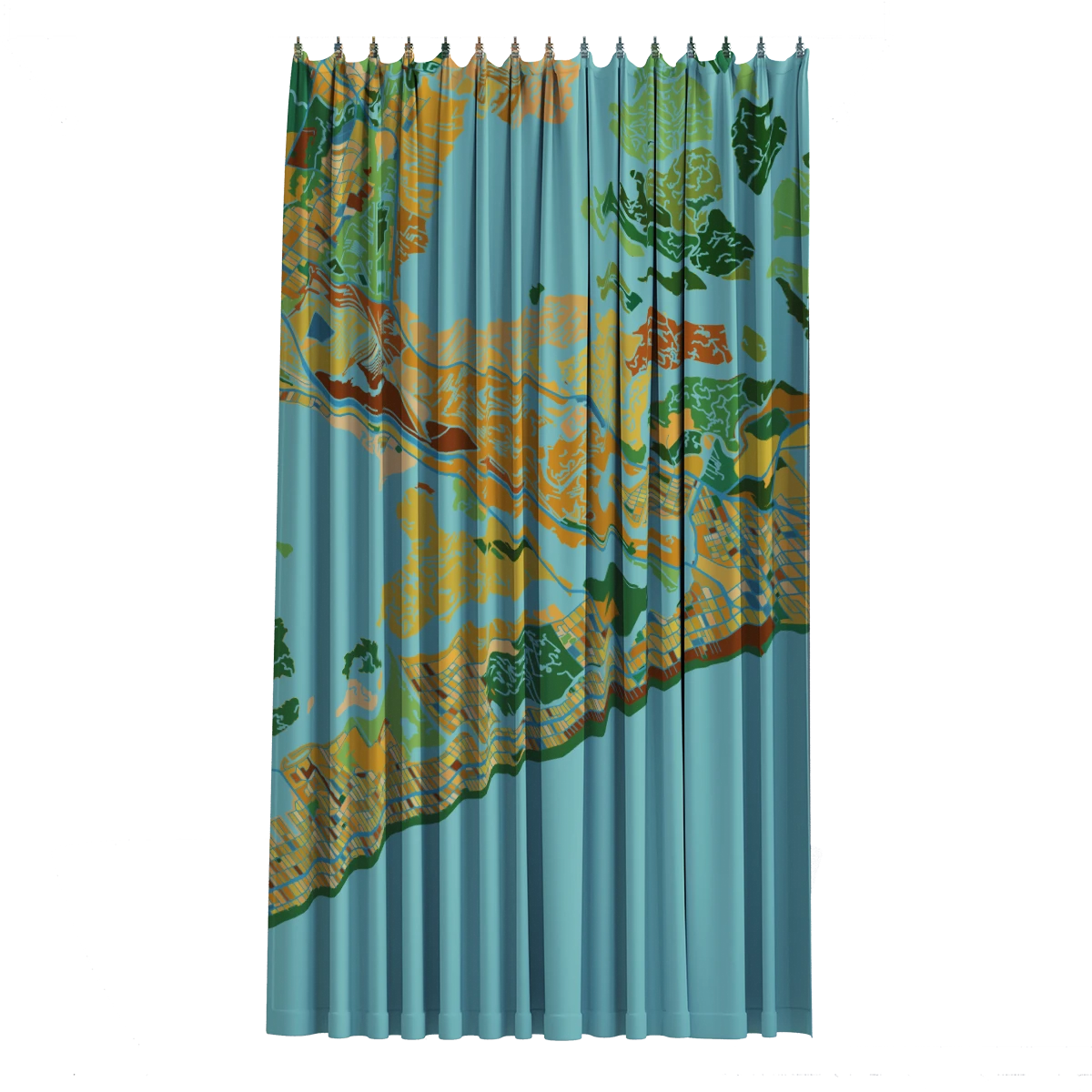 Bath Curtain - Cezanne