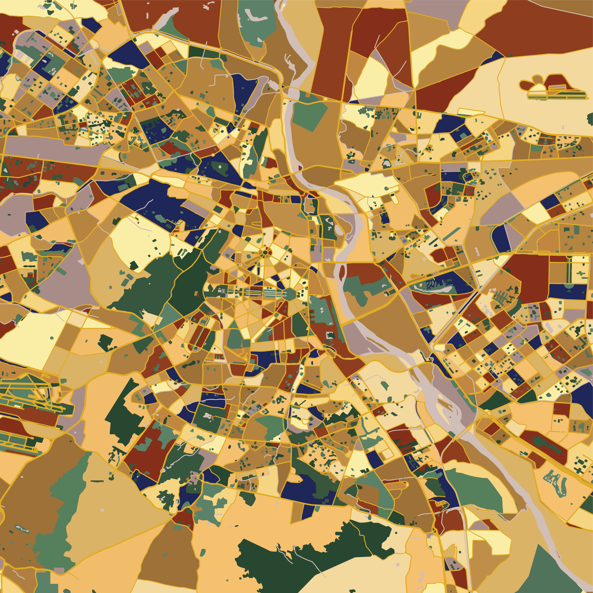 Delhi greater area Klimt