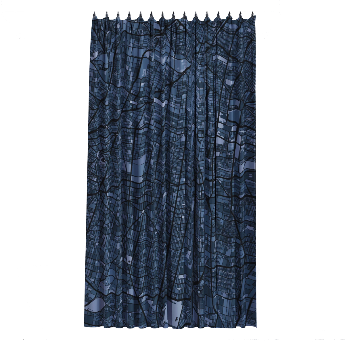 Bath Curtain - Silver