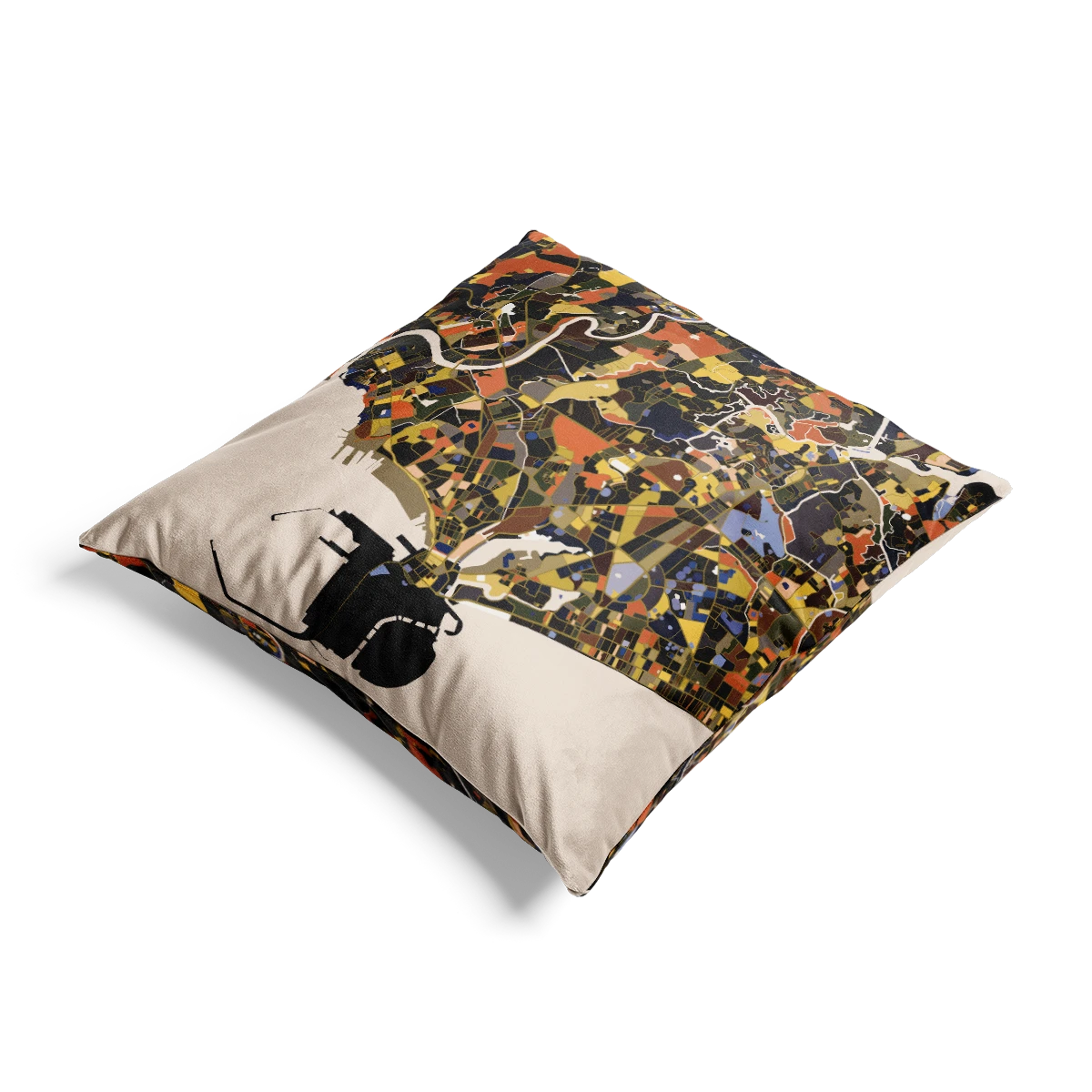 Throw pillow - Pollock