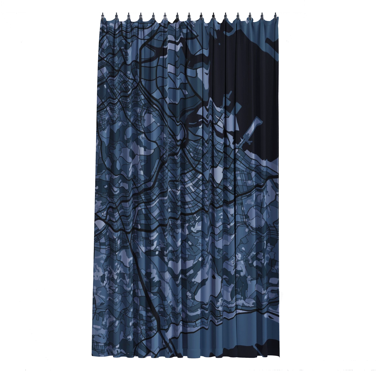 Bath Curtain - Silver