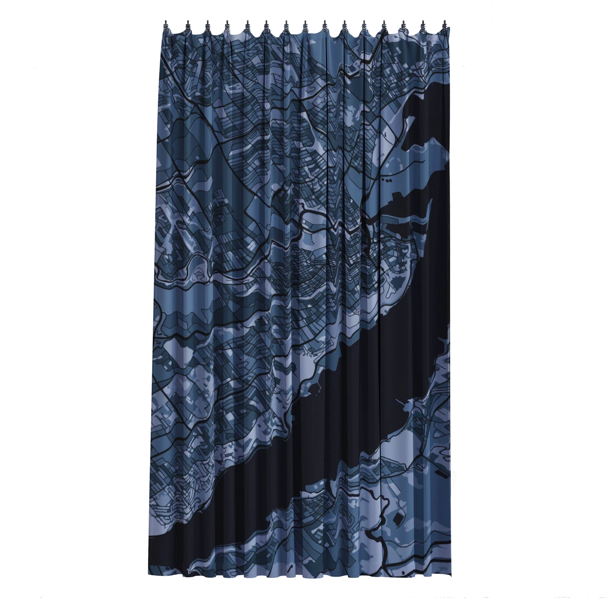 Bath Curtain - Silver