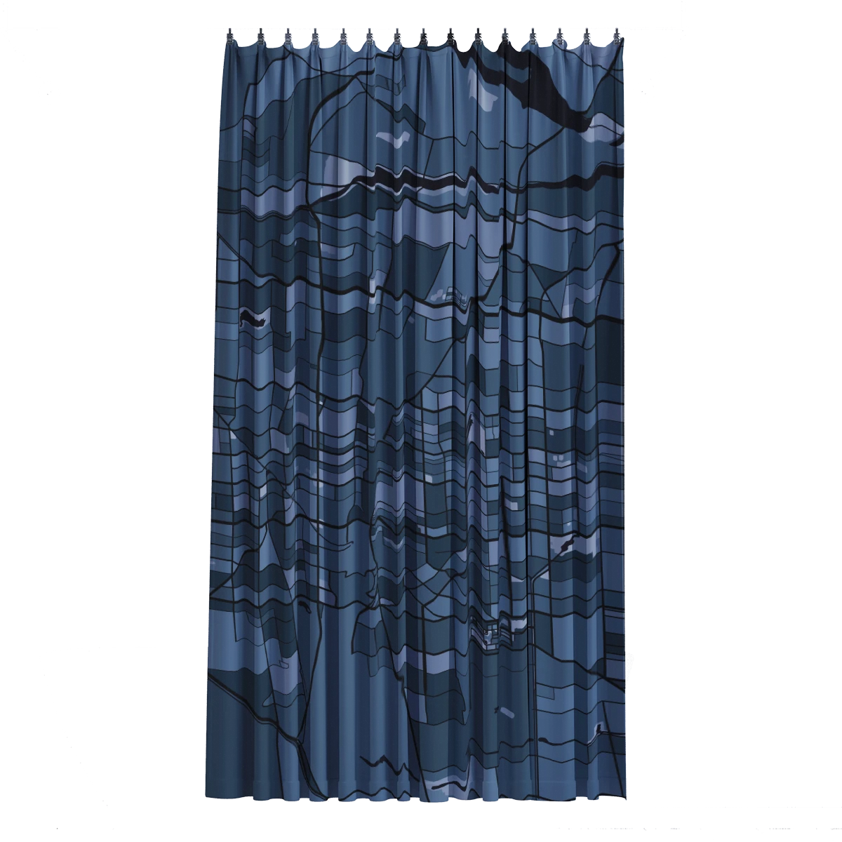 Bath Curtain - Silver