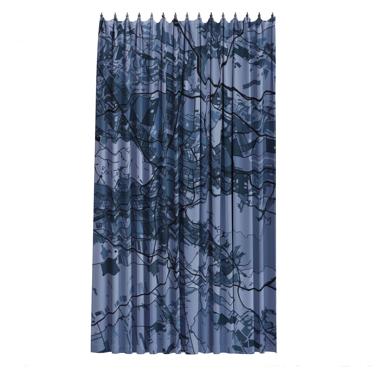 Bath Curtain - Silver