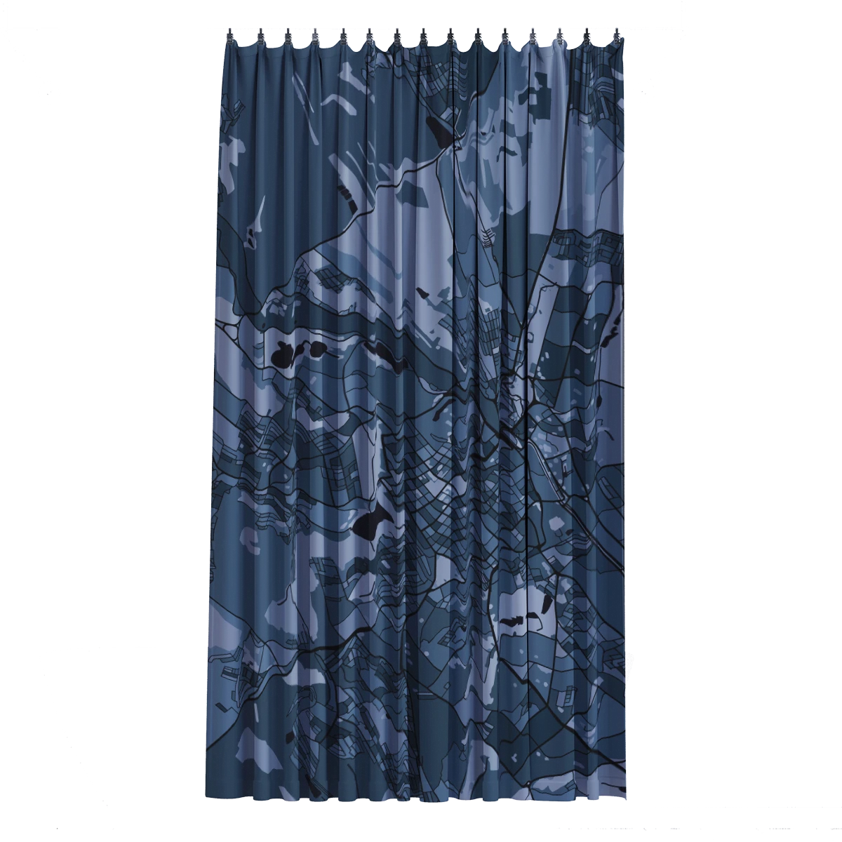 Bath Curtain - Silver