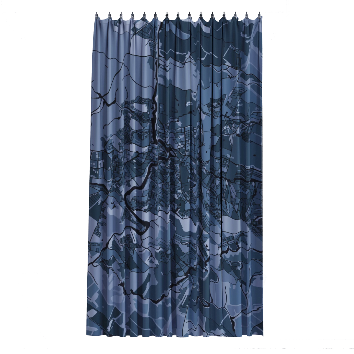 Bath Curtain - Silver